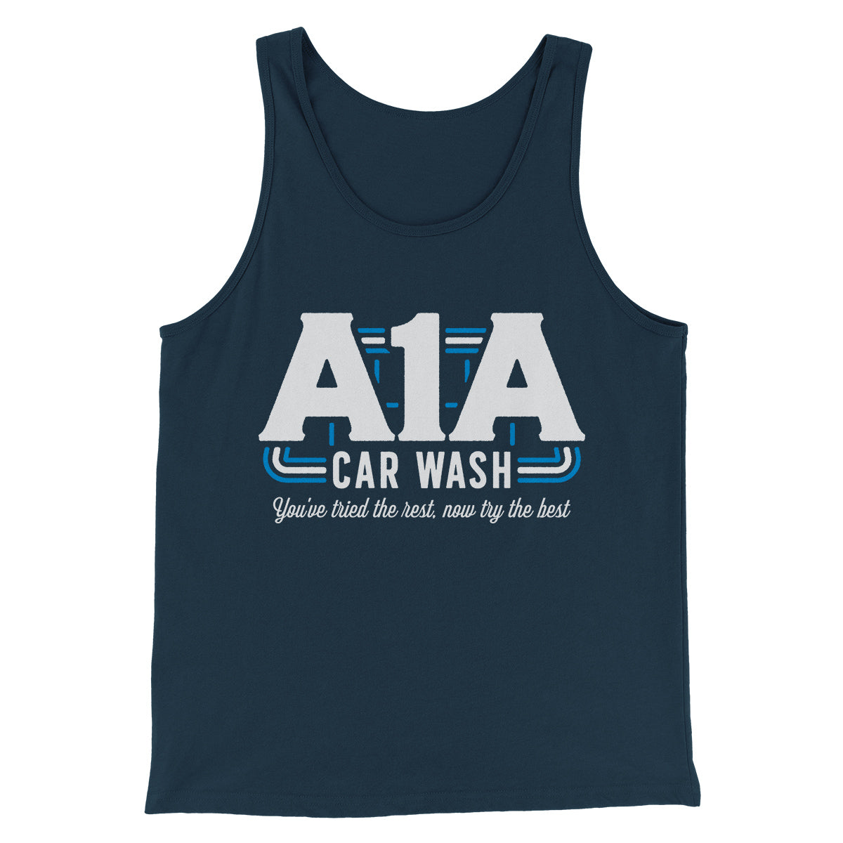 A1A Car Wash Unisex Tank Top - Modern Fit Combed Ring-Spun Cotton