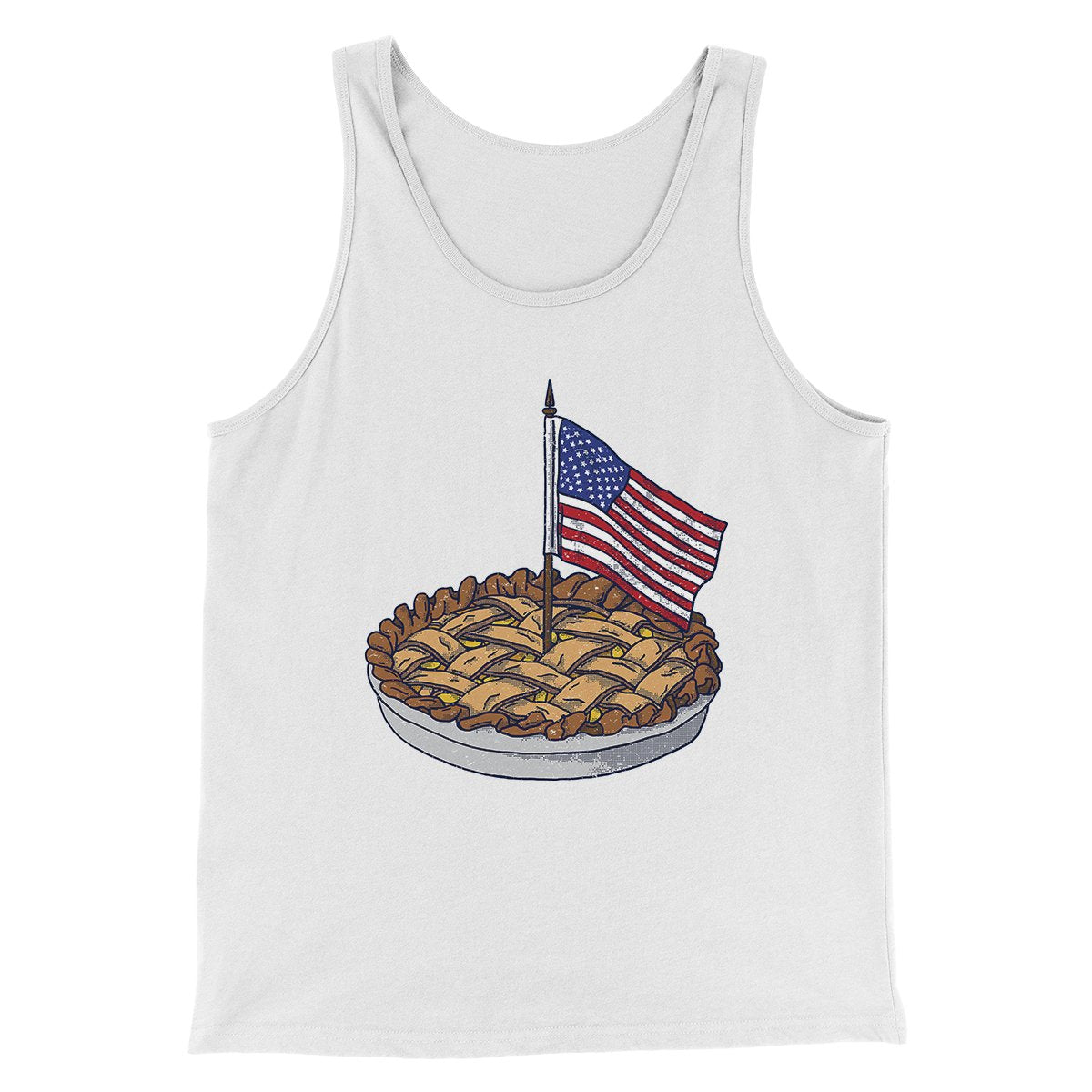 American Apple Pie Unisex Tank Top - Combed Ring-Spun Cotton