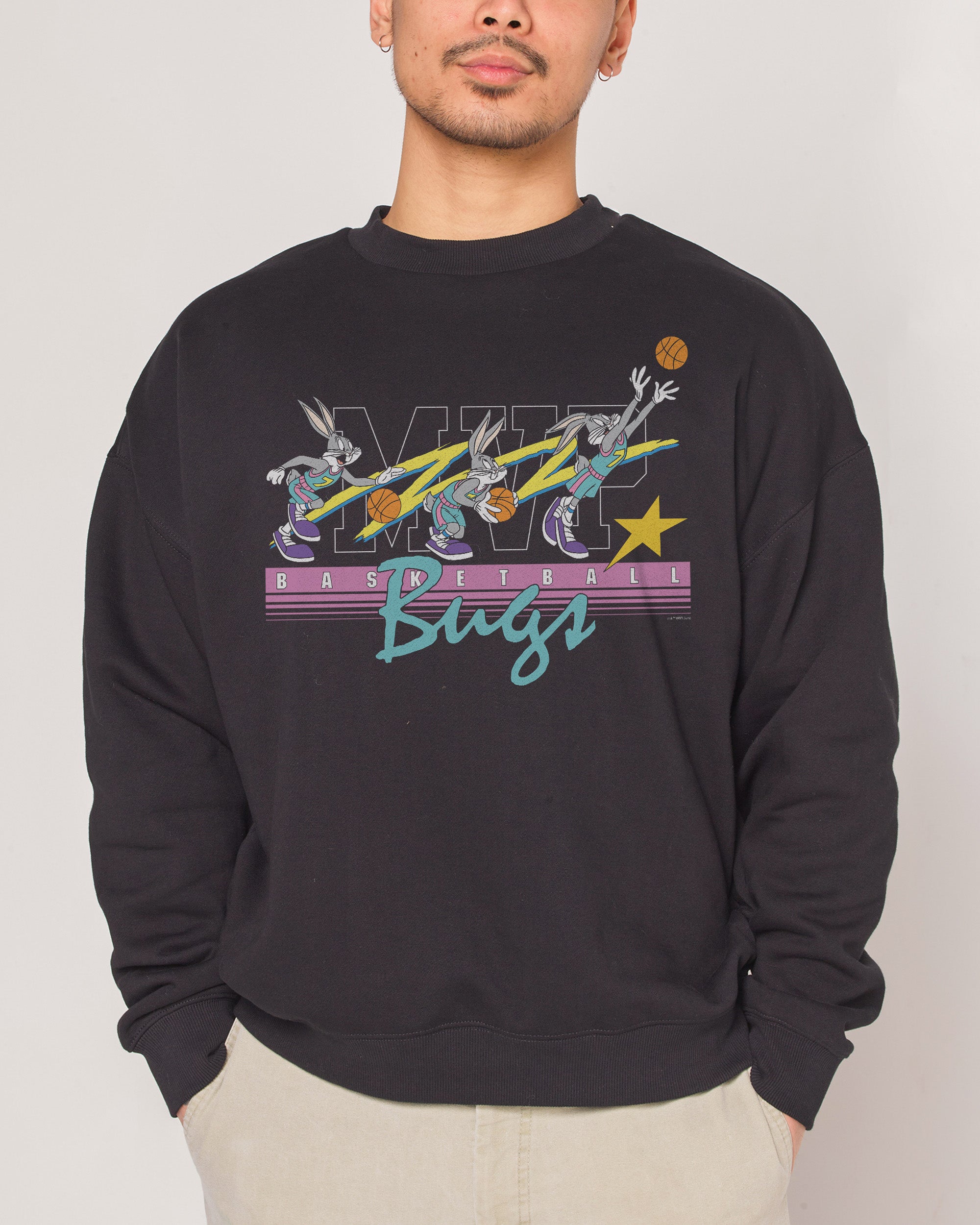 Basket Bugs Looney Tunes Unisex Sweatshirt - Premium 340gsm Cotton Polyester Graphic