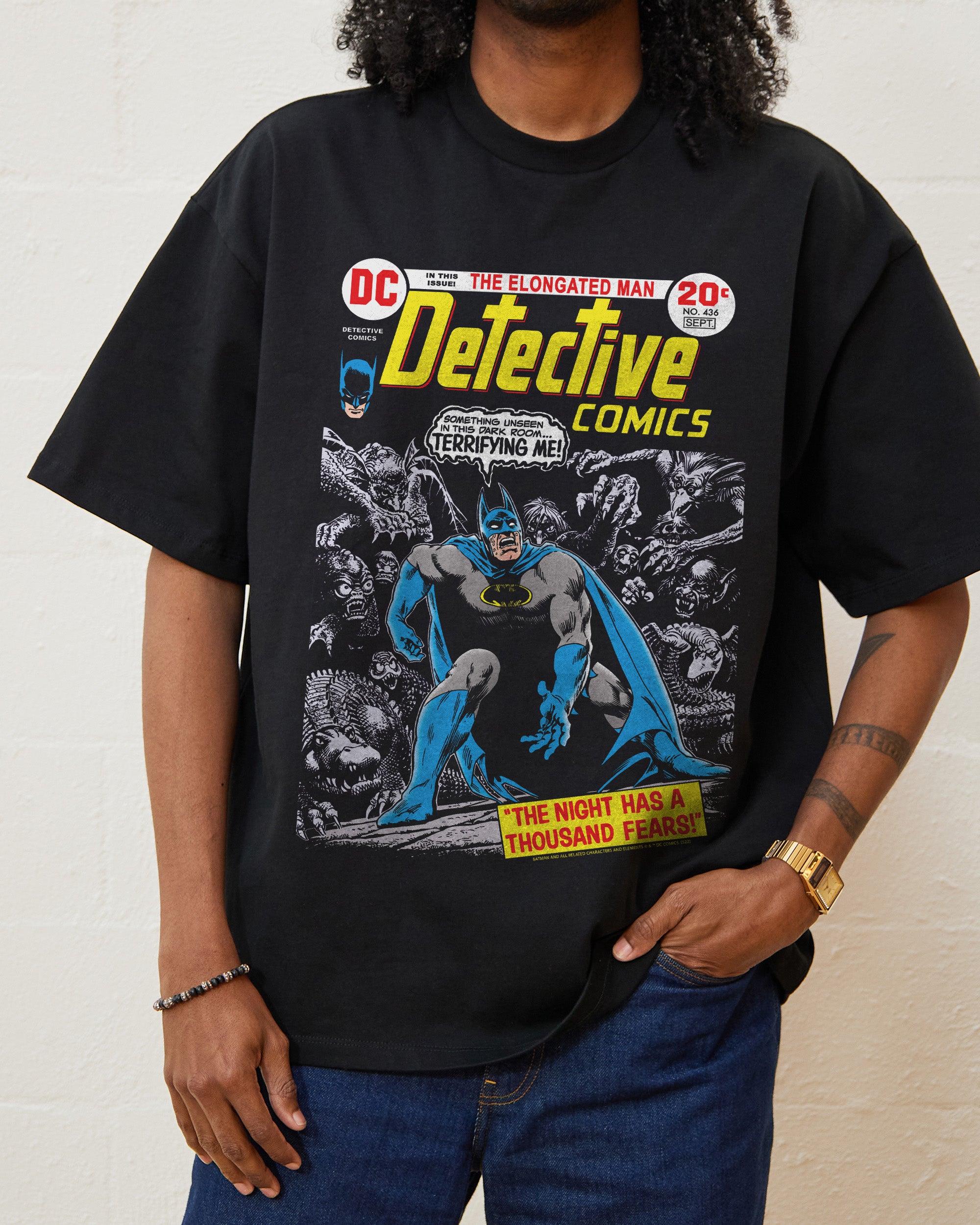 Batman A Thousand Fears Oversized Graphic T-Shirt Unisex 100% Combed Cotton 275gsm