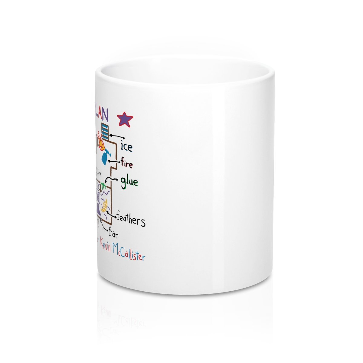 Battle Plan Coffee Mug - White Ceramic, Classic Size, Durable Sublimation Print