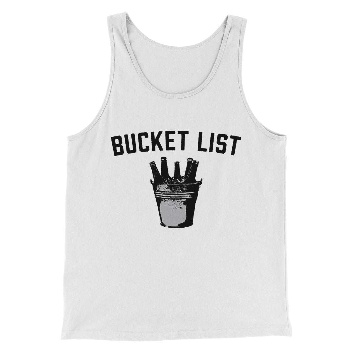 Bucket List Men/Unisex Tank Top - Combed Ring-Spun Cotton Modern Fit