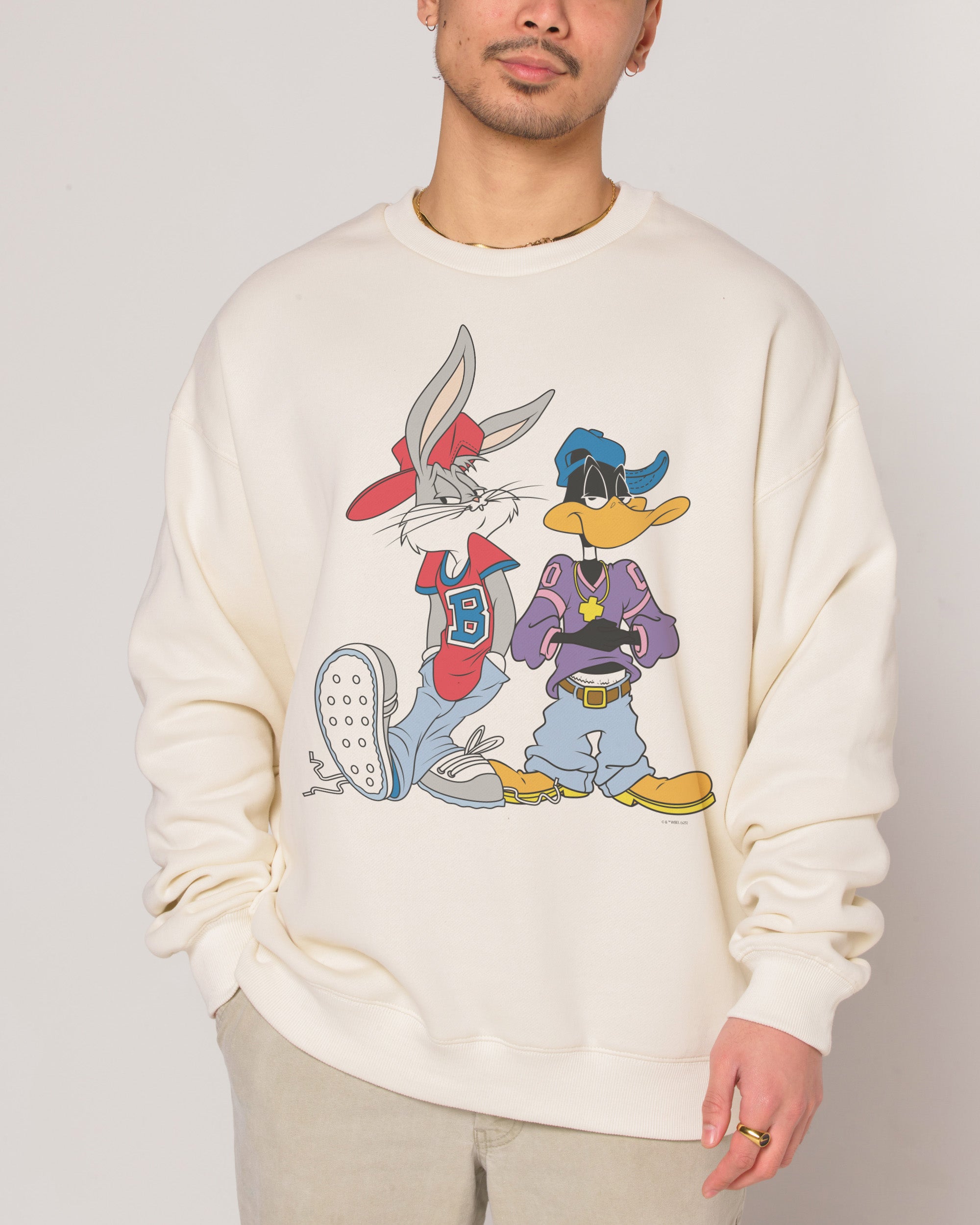 Bugs Bunny & Daffy Duck West Coast Unisex Sweatshirt - Looney Tunes Graphic Print