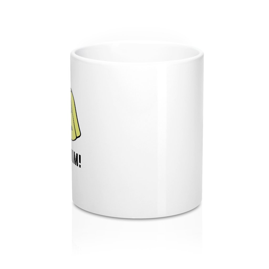 Damnit Jim! Star Trek Coffee Mug - White Ceramic 11oz