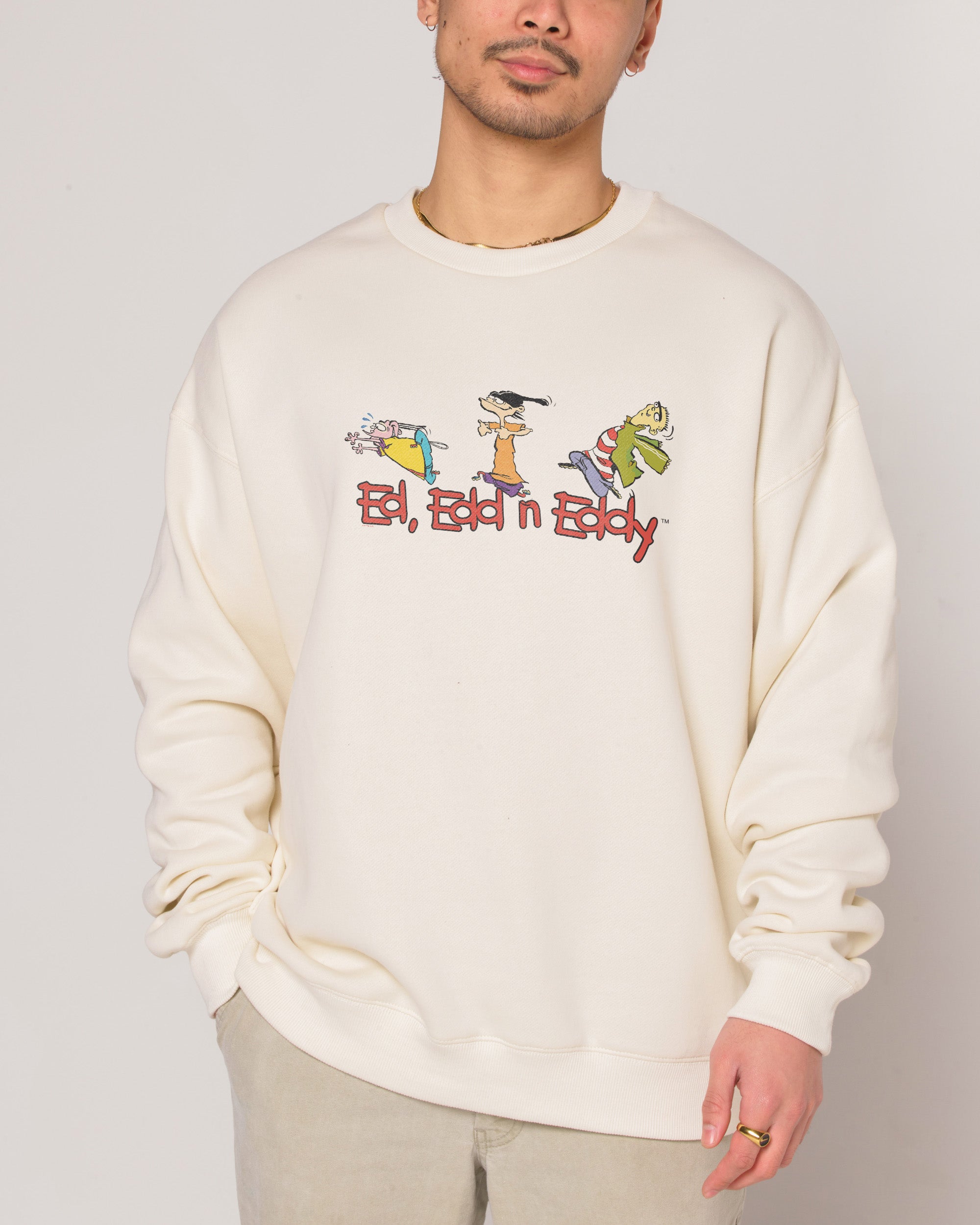 Ed, Edd and Eddy Unisex Graphic Hoodie - 90s Boxy Fit, 80% Cotton