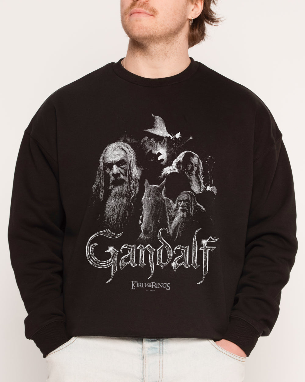 Gandalf the Grey Lord of the Rings Unisex Sweatshirt - Premium Cotton-Polyester Graphic