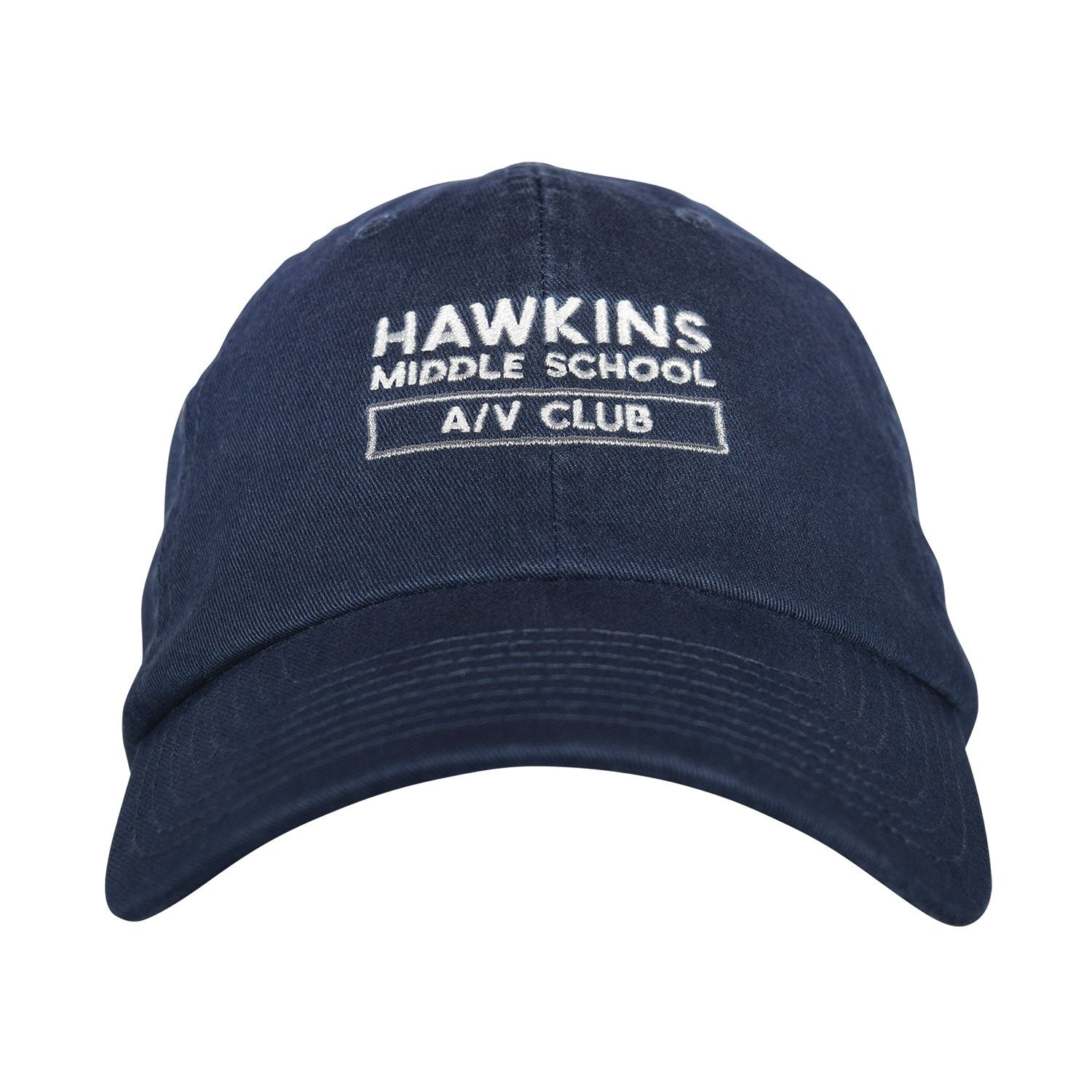 Hawkins Middle School A/V Club Dad Hat - Unstructured Cotton Twill Adjustable