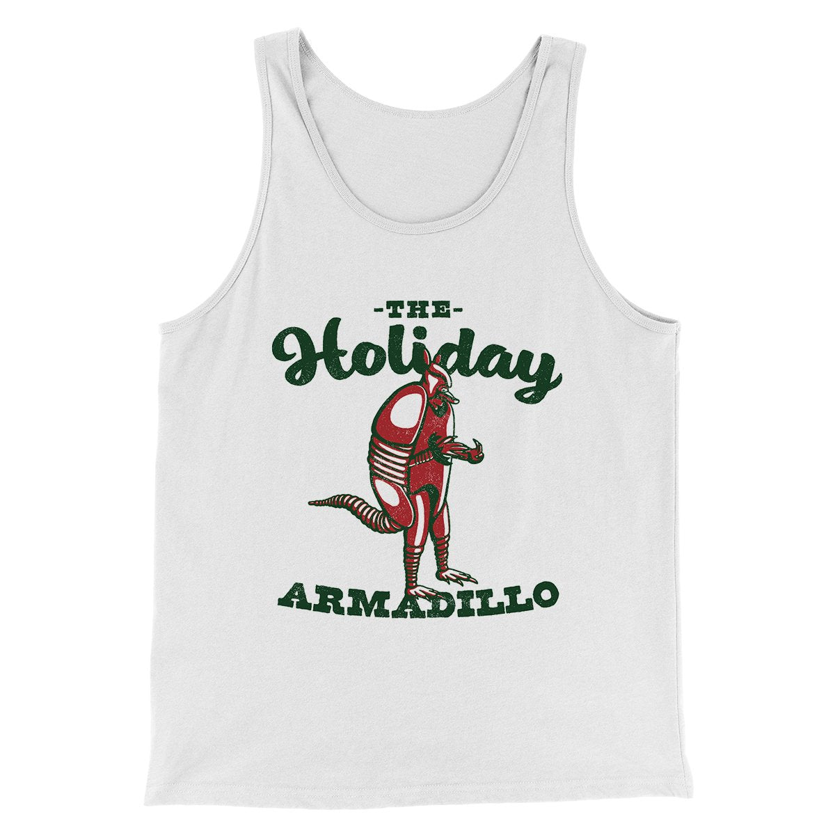 Holiday Armadillo Unisex Tank Top - Combed Ring-Spun Cotton Modern Fit