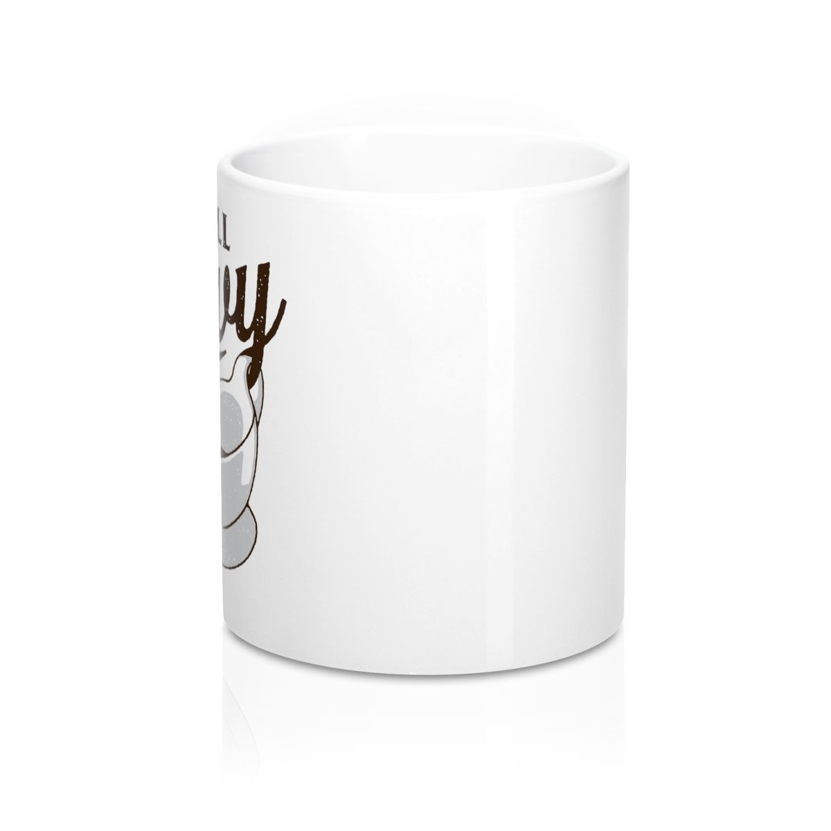 It's All Gravy Coffee Mug - White Ceramic 11oz Classic Shape