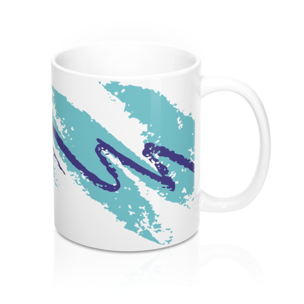 Jazzy 90s Soda Cup Coffee Mug - White Ceramic 11oz