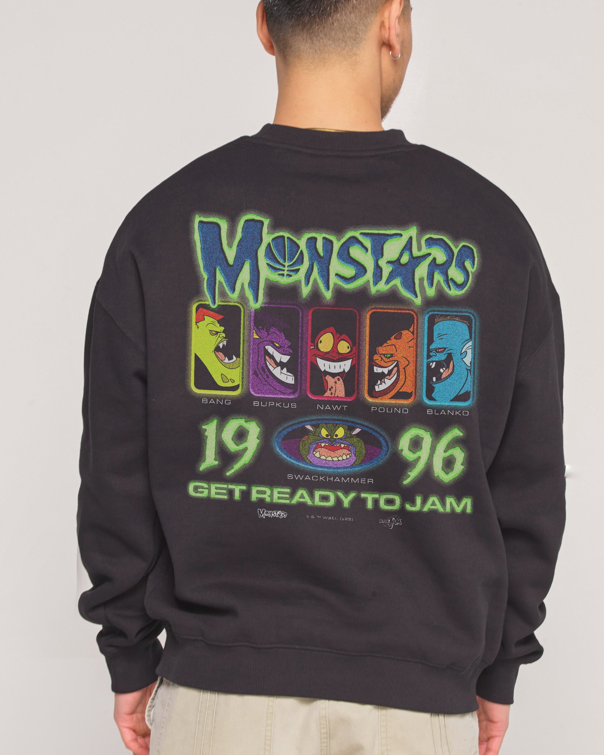 Monstars '96 Looney Tunes Unisex Sweatshirt 80% Cotton 340gsm