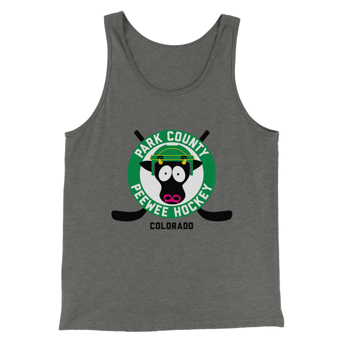Park County Peewee Hockey Men/Unisex Tank Top - Modern Fit Combed Ring-Spun Cotton