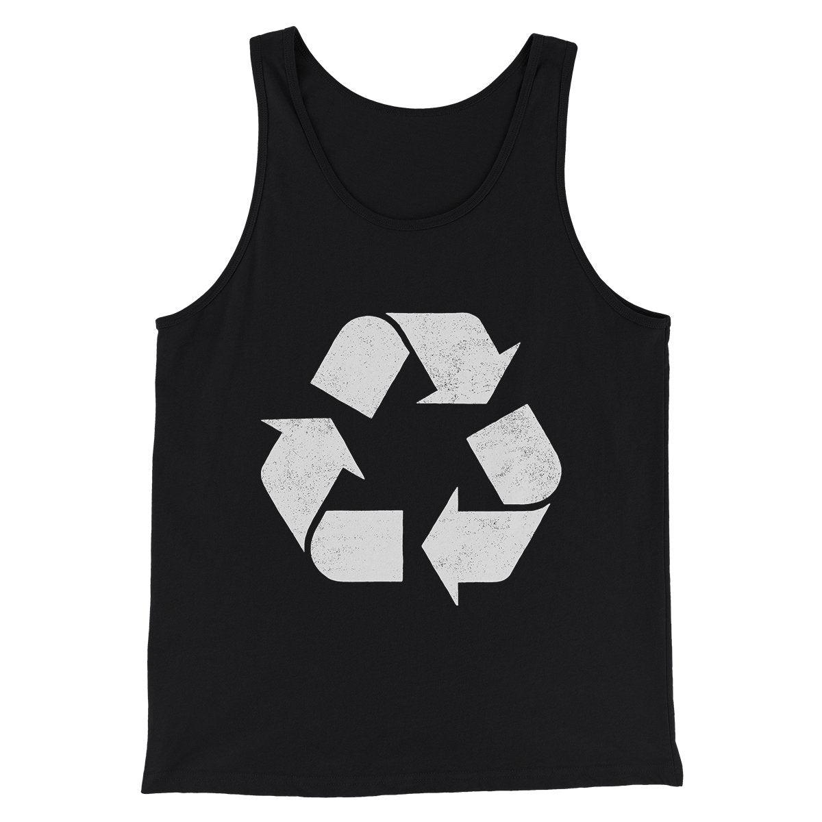 Recycle Symbol Unisex Tank Top - Combed Ring-Spun Cotton Modern Fit