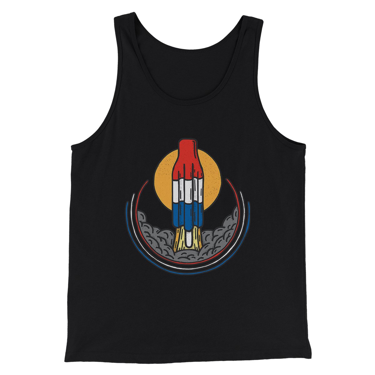 Rocket Pop Launch Unisex Tank Top - Combed Ring-Spun Cotton Modern Fit