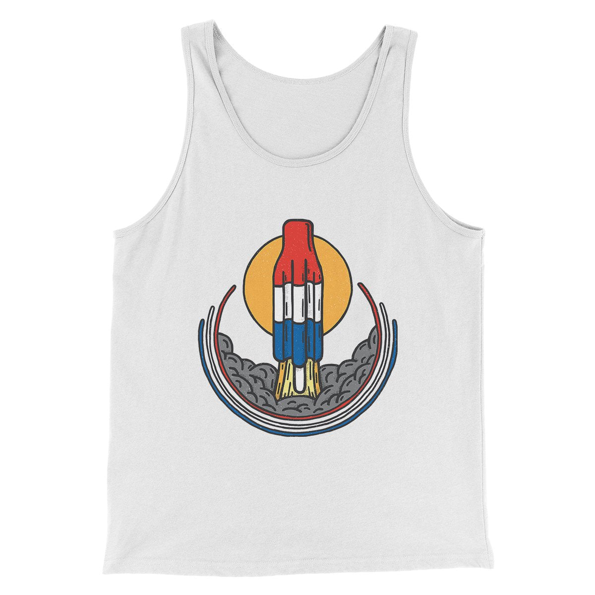 Rocket Pop Launch Unisex Tank Top - Combed Ring-Spun Cotton Modern Fit