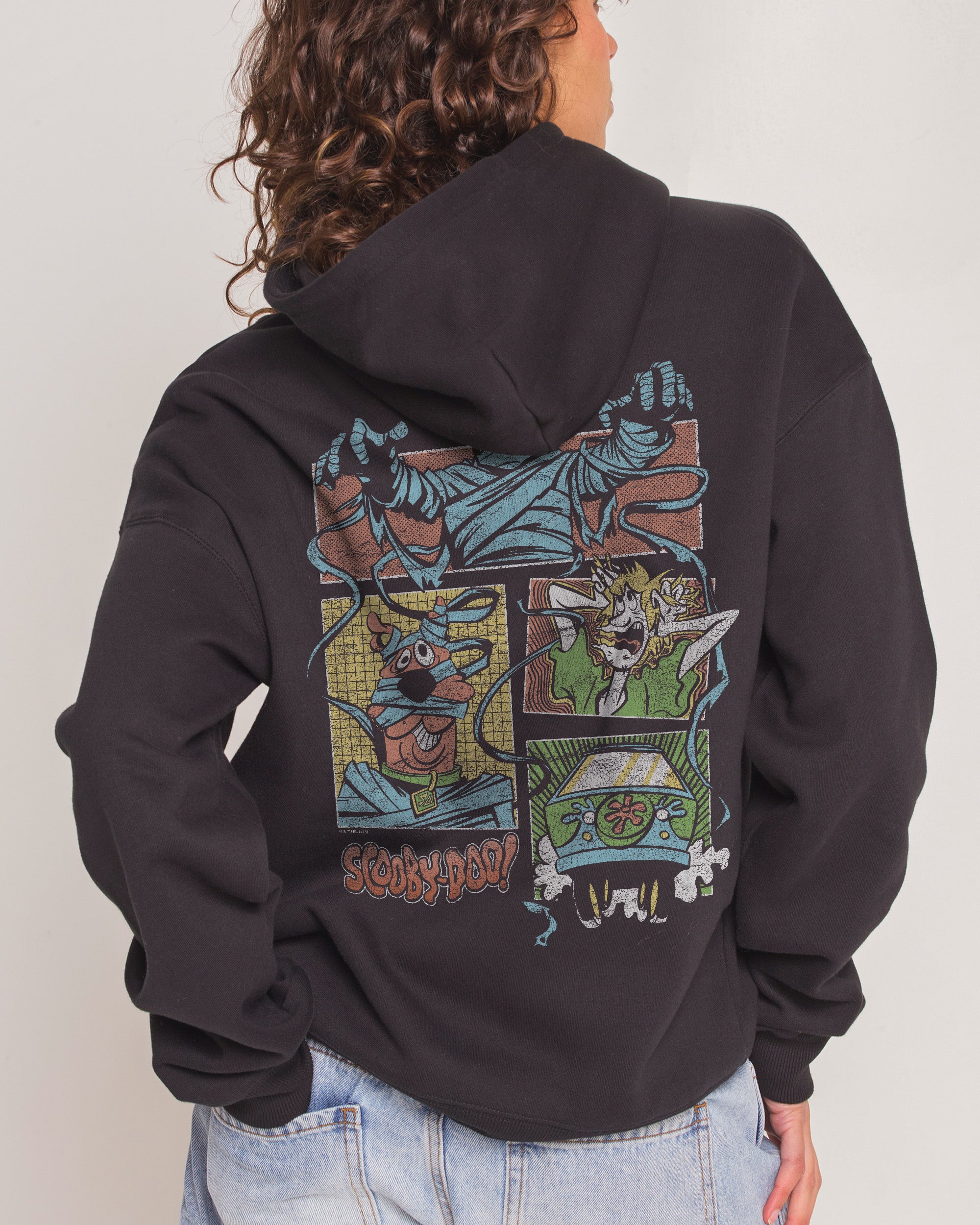 Ruh-Roh Scooby-Doo Unisex Hoodie - 90s Boxy Fit, Dropped Shoulders, 340gsm Cotton-Poly Blend