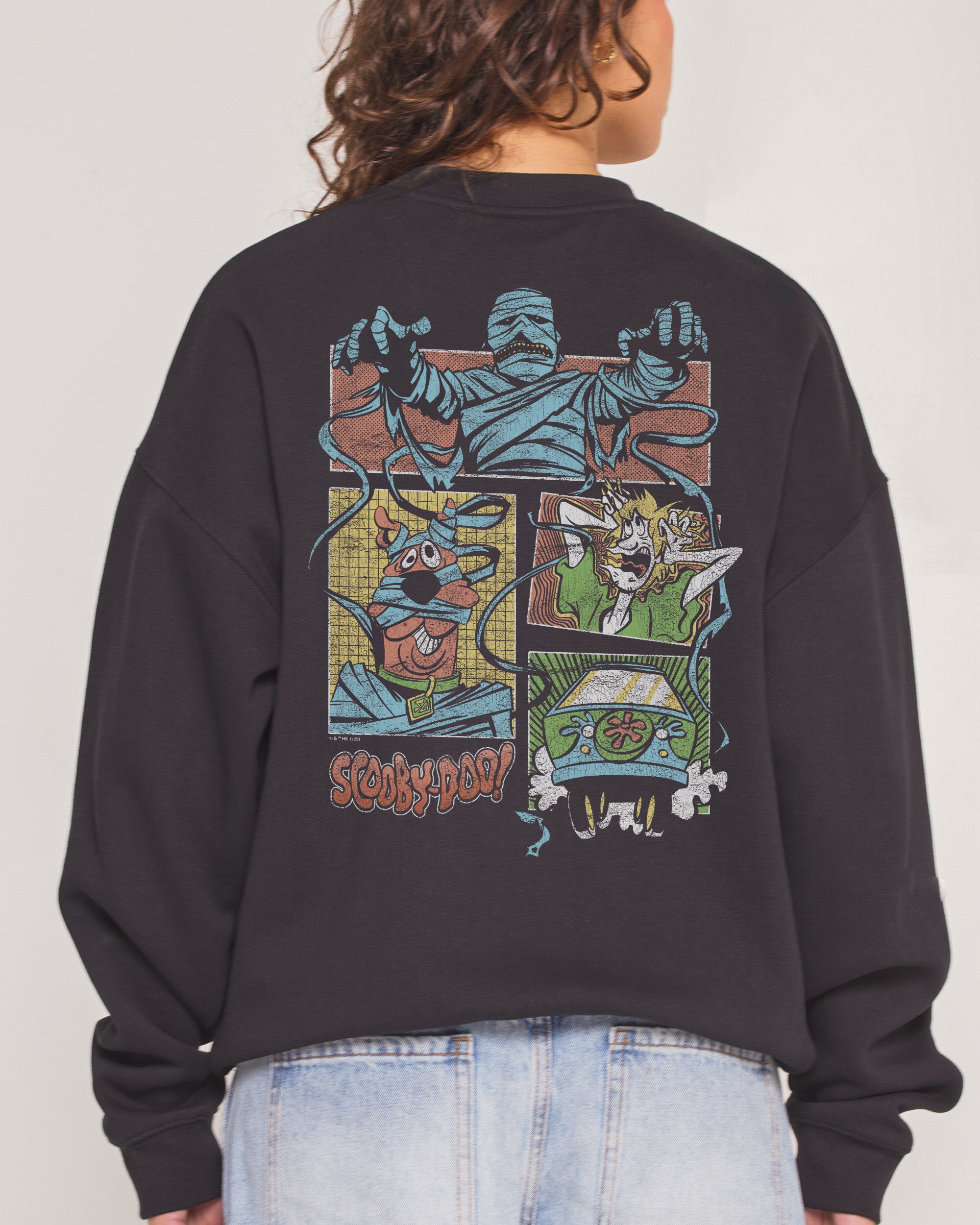 Ruh-Roh Scooby-Doo Unisex Sweatshirt - Premium 340gsm Cotton-Polyester Graphic
