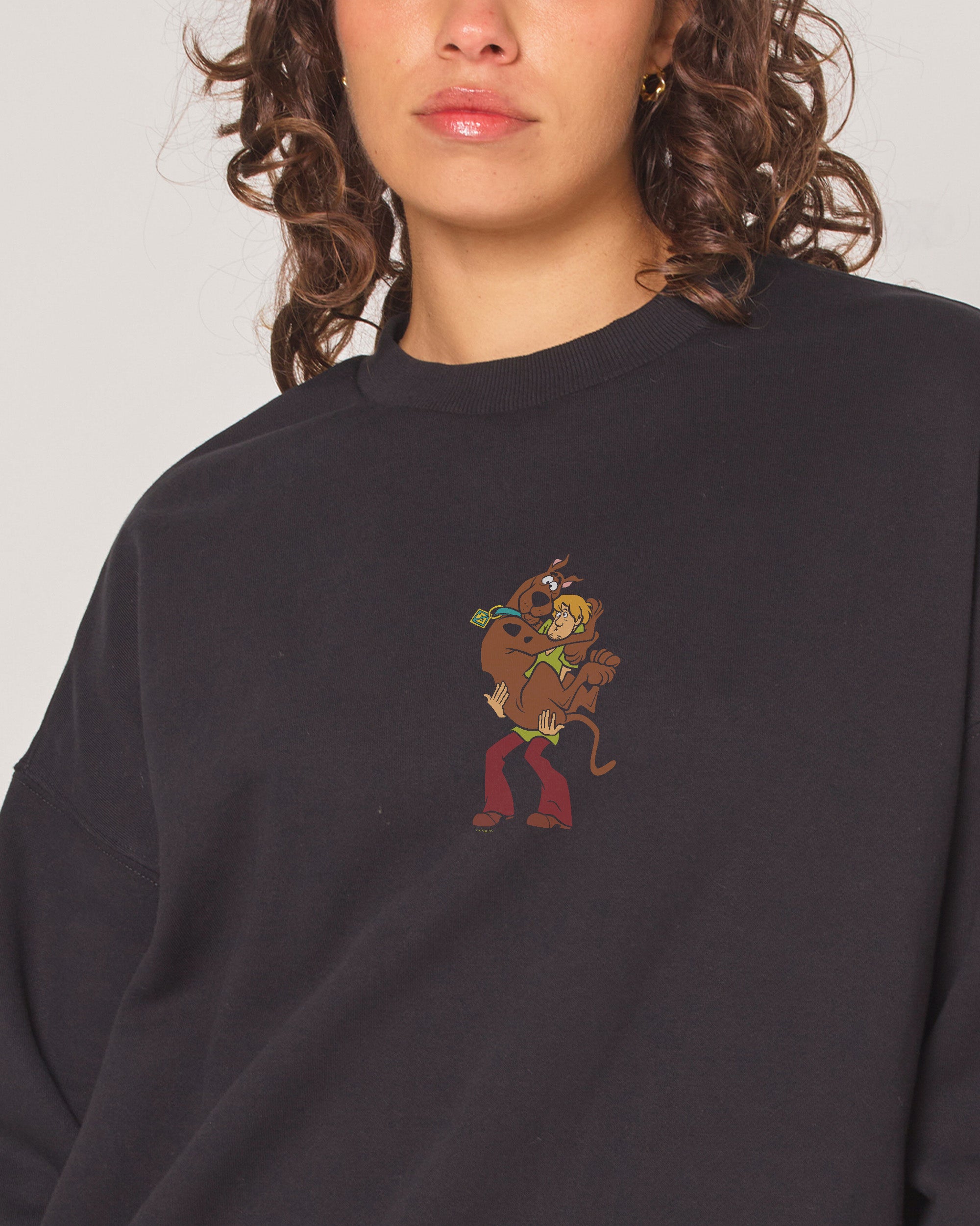 Scooby & Shaggy Unisex Sweatshirt - Official Scooby-Doo Collab, 340gsm Cotton-Polyester