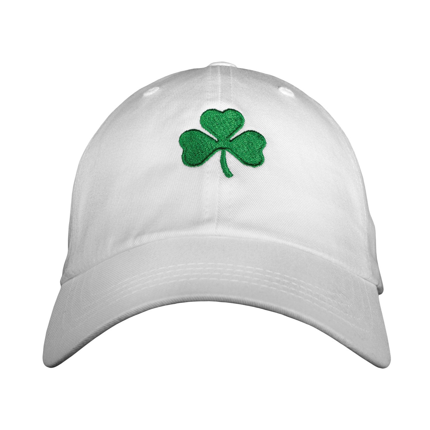 Shamrock Dad Hat - Embroidered Unstructured Cotton Twill Adjustable Low-Profile