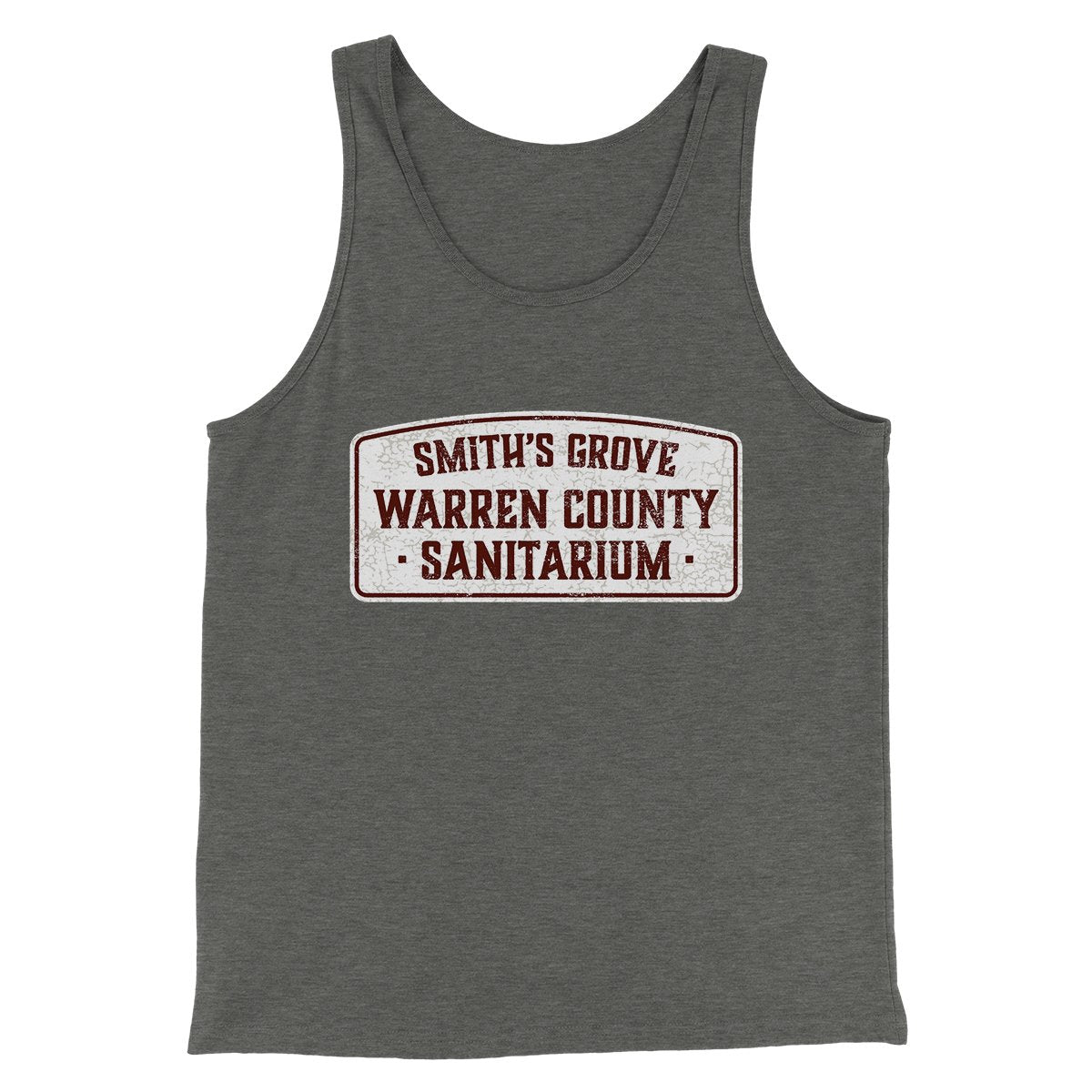 Smith's Grove Sanitarium Halloween Movie Unisex Tank Top - Combed Ring-Spun Cotton