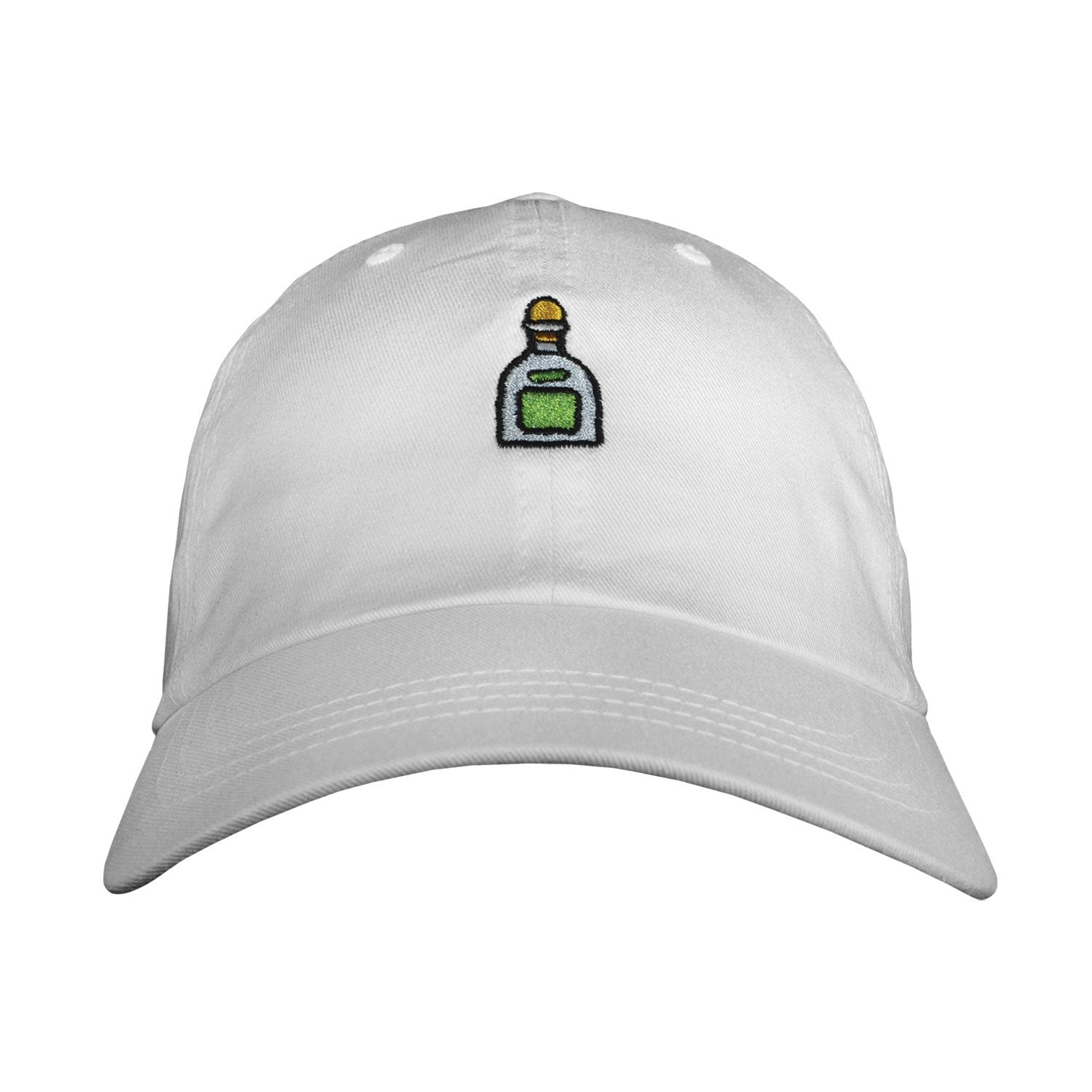 Tequila Bottle Dad Hat - Embroidered Unstructured Cotton Adjustable One Size