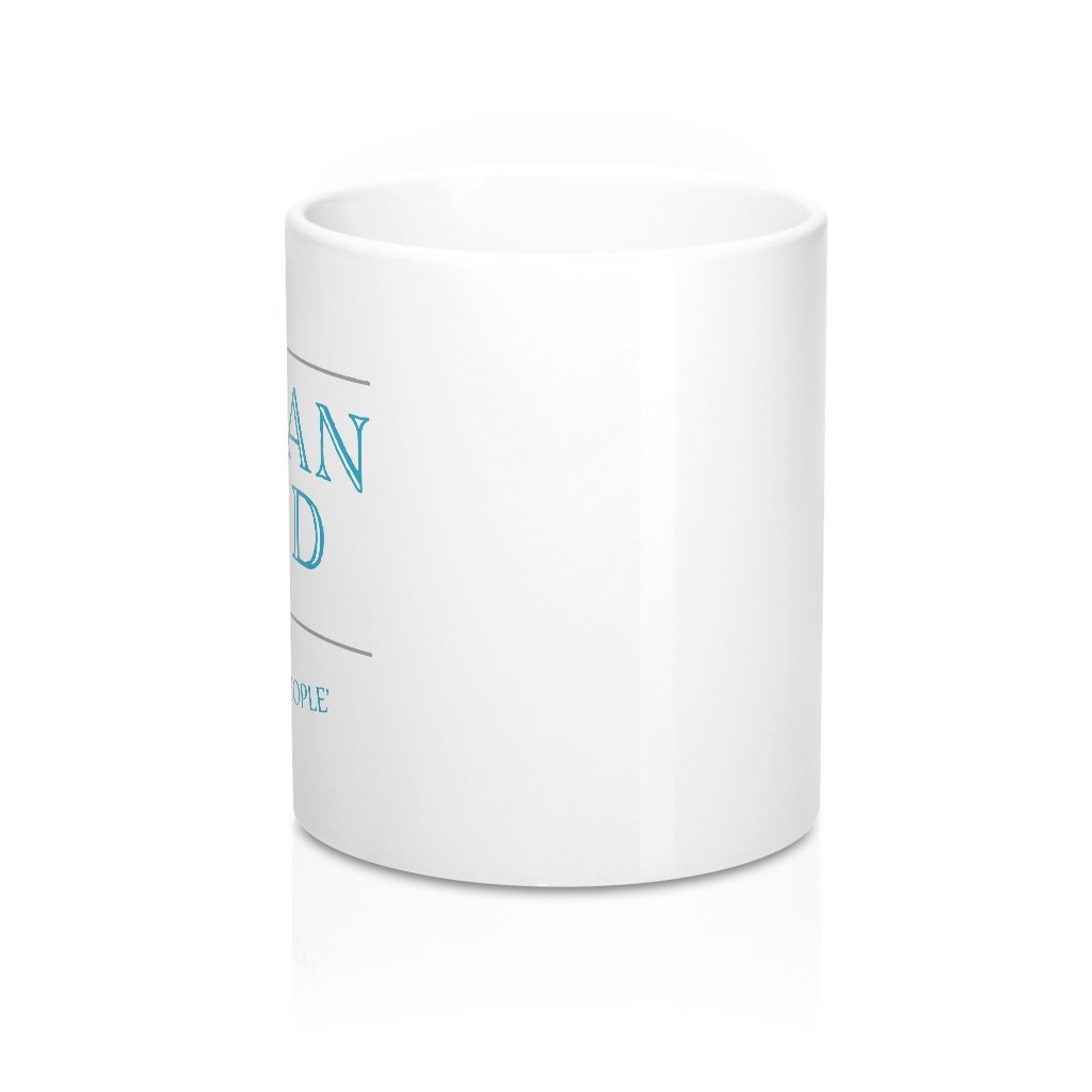 The Human Fund Coffee Mug - White Ceramic 11oz Classic Shape