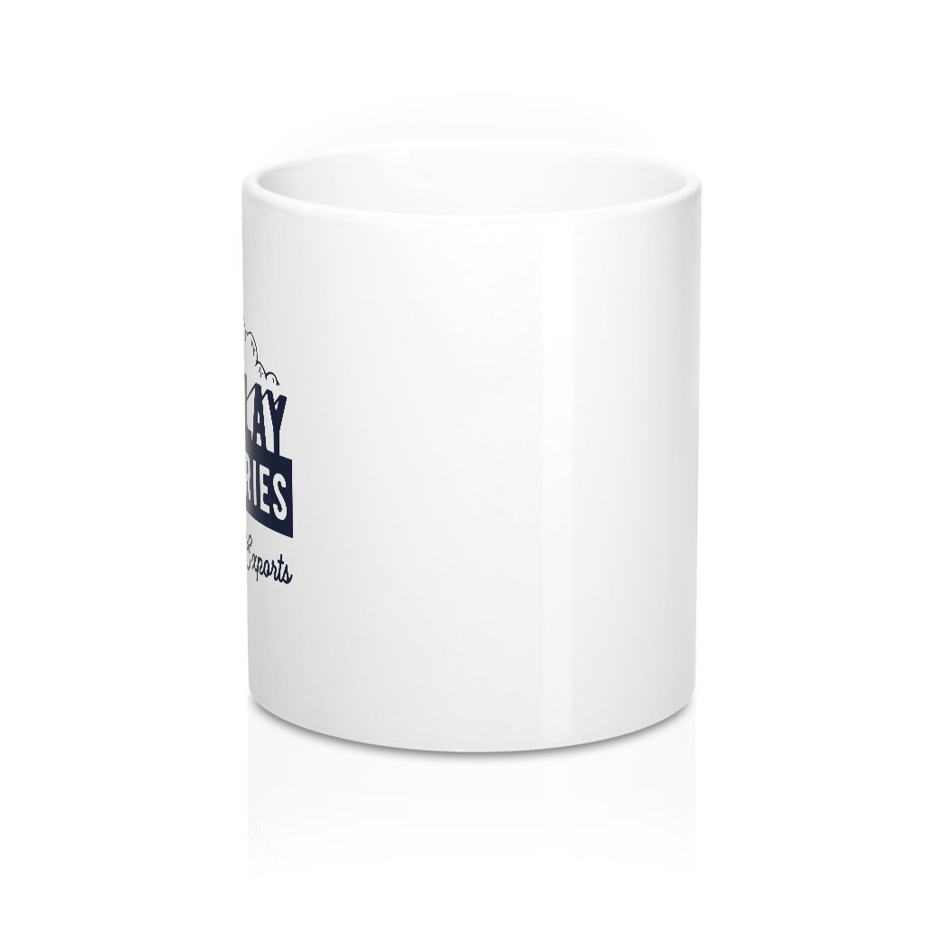 Vandelay Industries Coffee Mug - White Ceramic 11oz Classic Shape