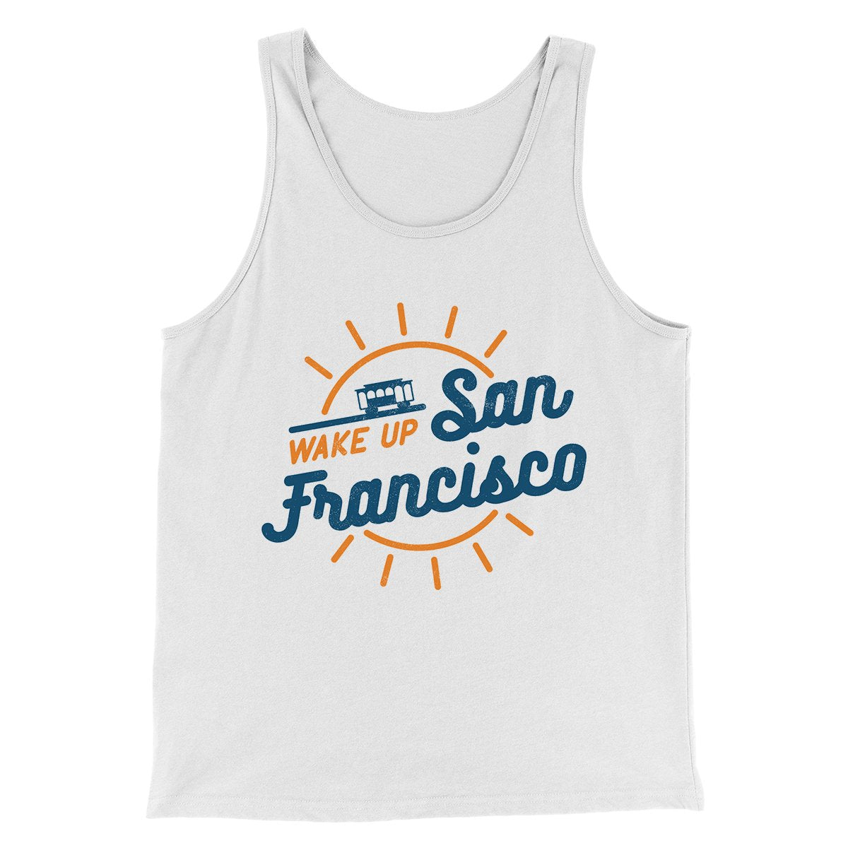 Wake Up San Francisco Unisex Tank Top - Modern Fit Combed Ring-Spun Cotton