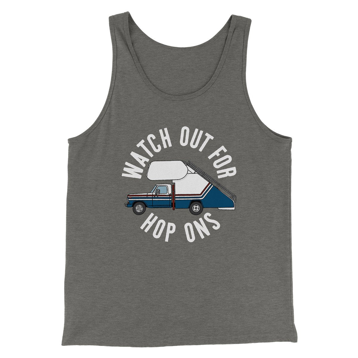 Watch Out For Hop-Ons Unisex Tank Top - Modern Fit Combed Ring-Spun Cotton