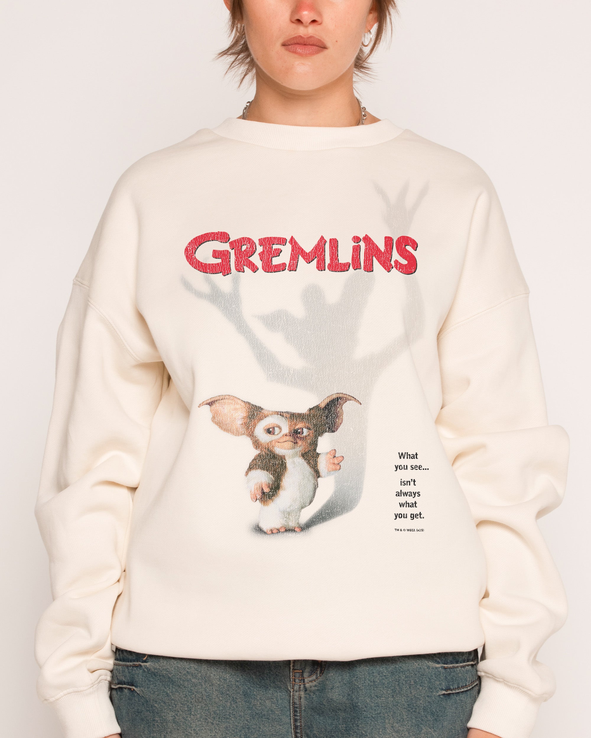 What You See Gremlins Graphic Sweatshirt Unisex Premium 340gsm Cotton-Polyester