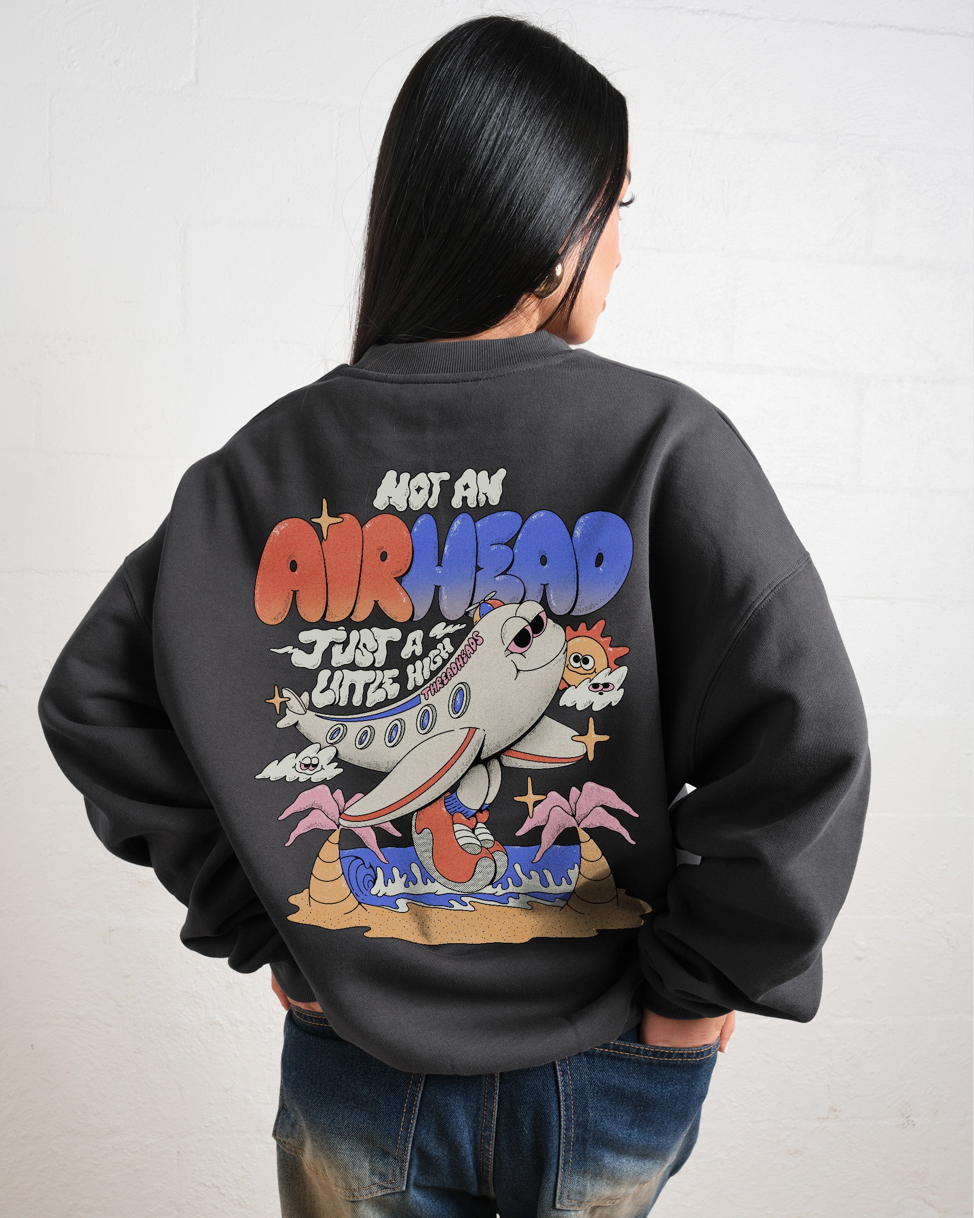 Airhead Graphic Unisex Sweatshirt 340gsm Cotton Polyester Blend